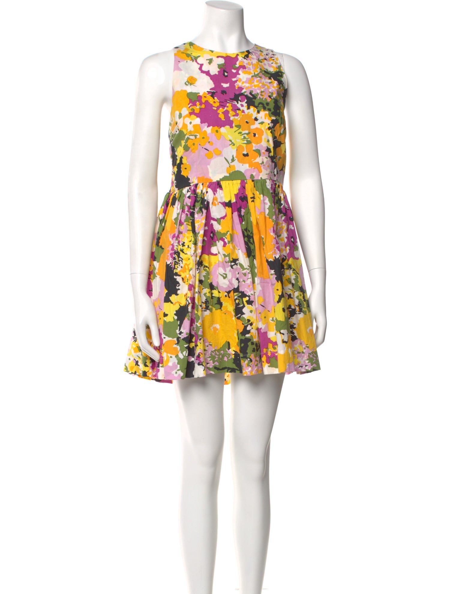 SWF Floral Print Mini Dress