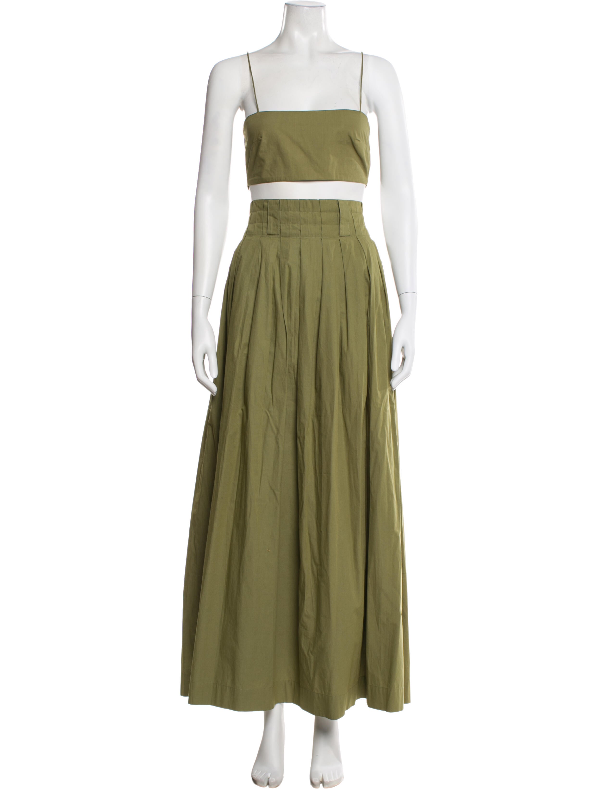 SWF Pleated Accents Skirt Set