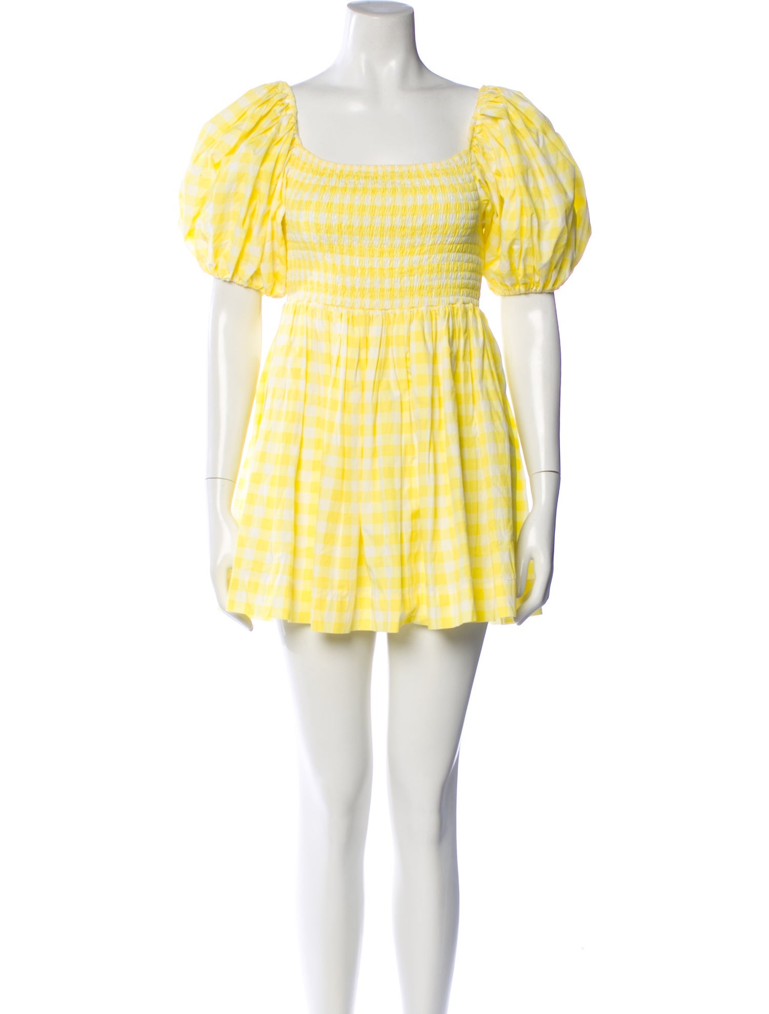 SWF Plaid Print Mini Dress