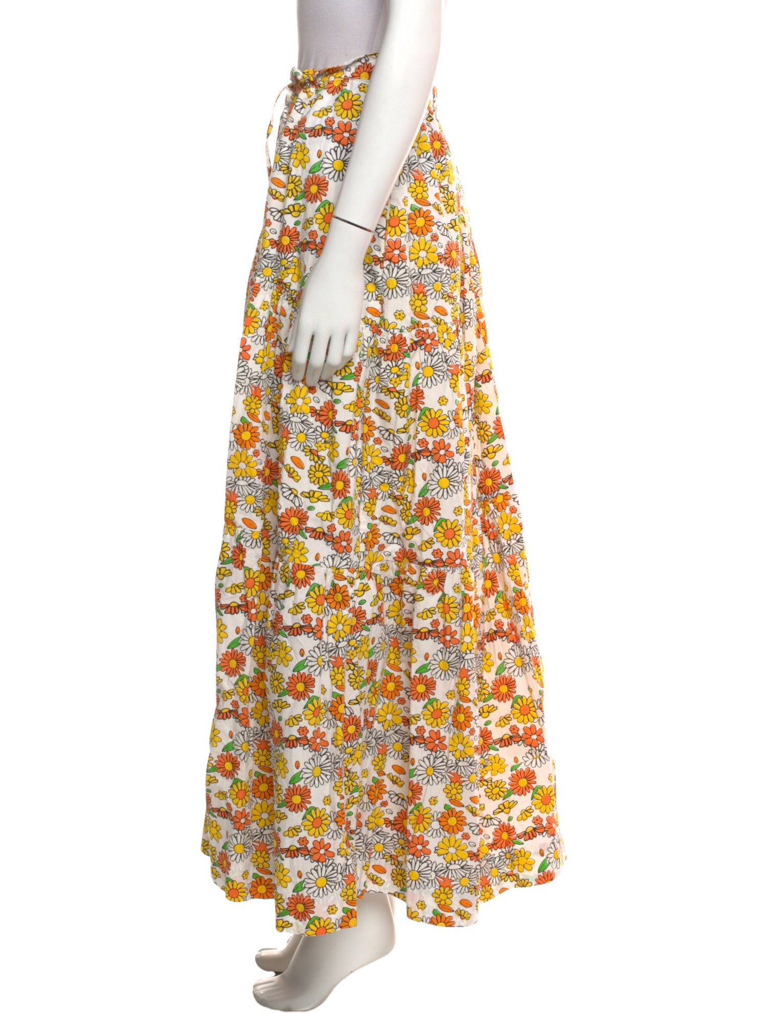 SWF Floral Print Long Skirt