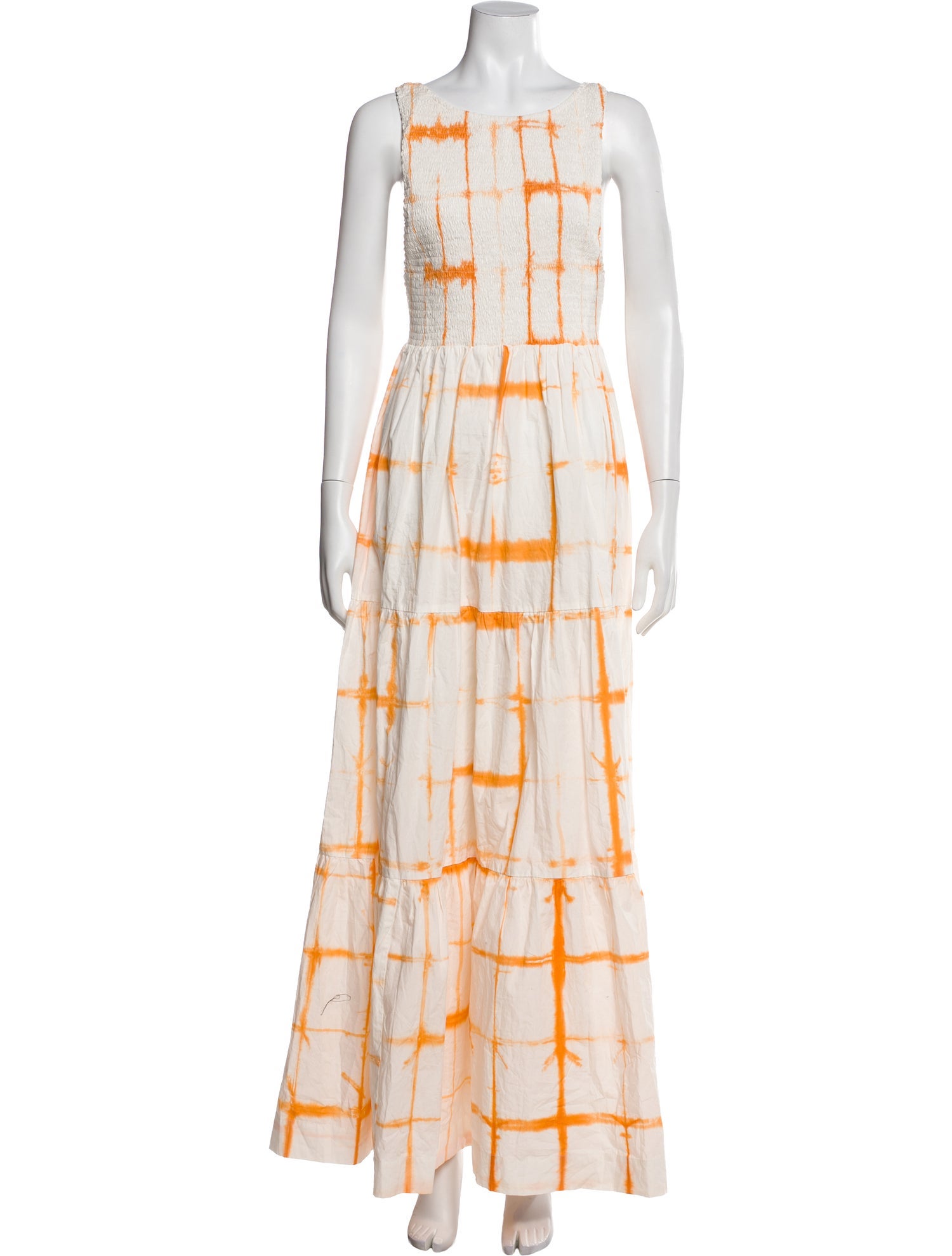 SWF Plaid Print Long Dress w/ Tags