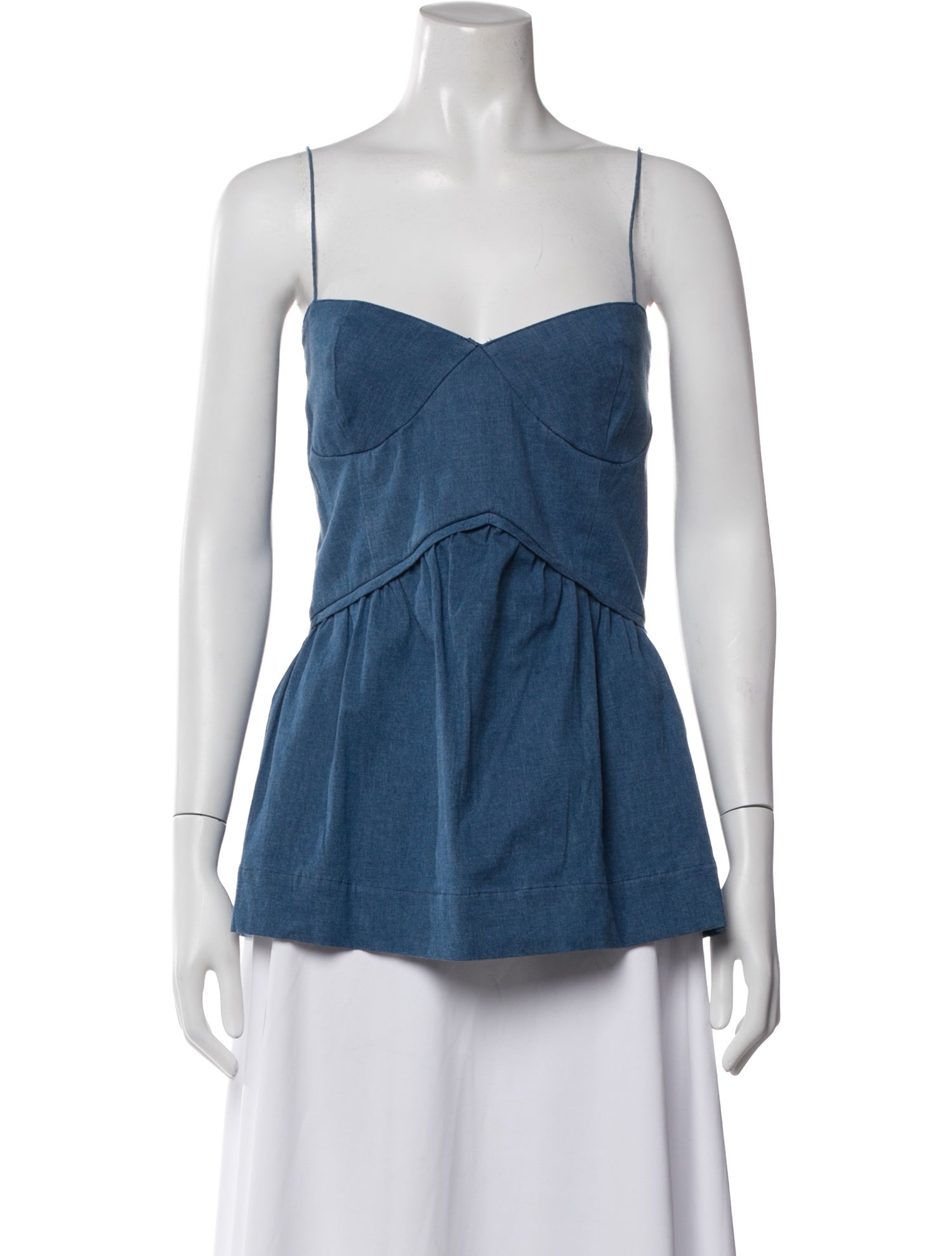 SWF Square Neckline Sleeveless Top