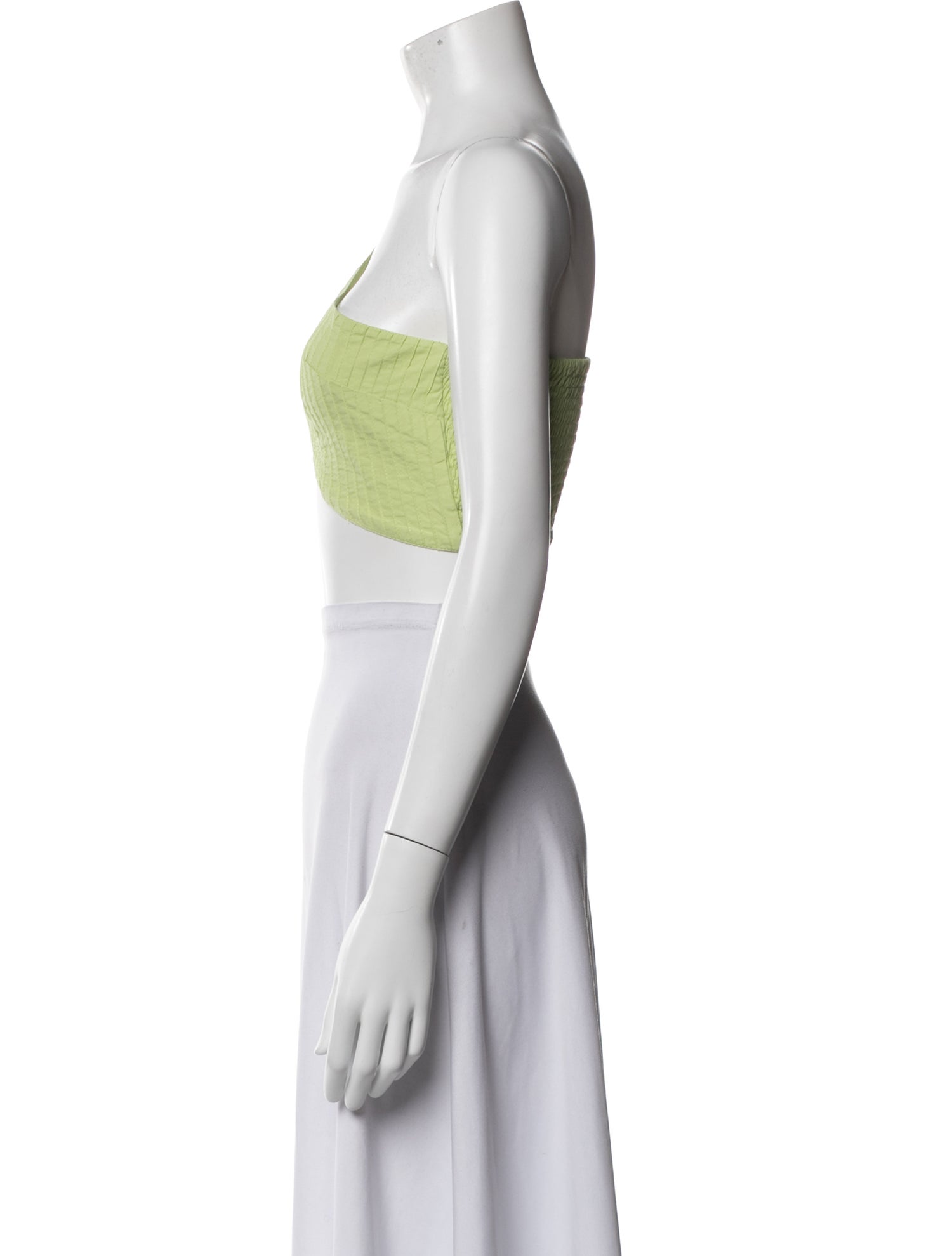 SWF One-Shoulder Sleeveless Crop Top