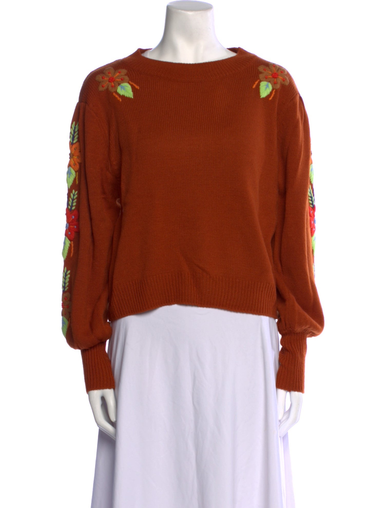 SOMETHING NAVY Bateau Neckline Sweater