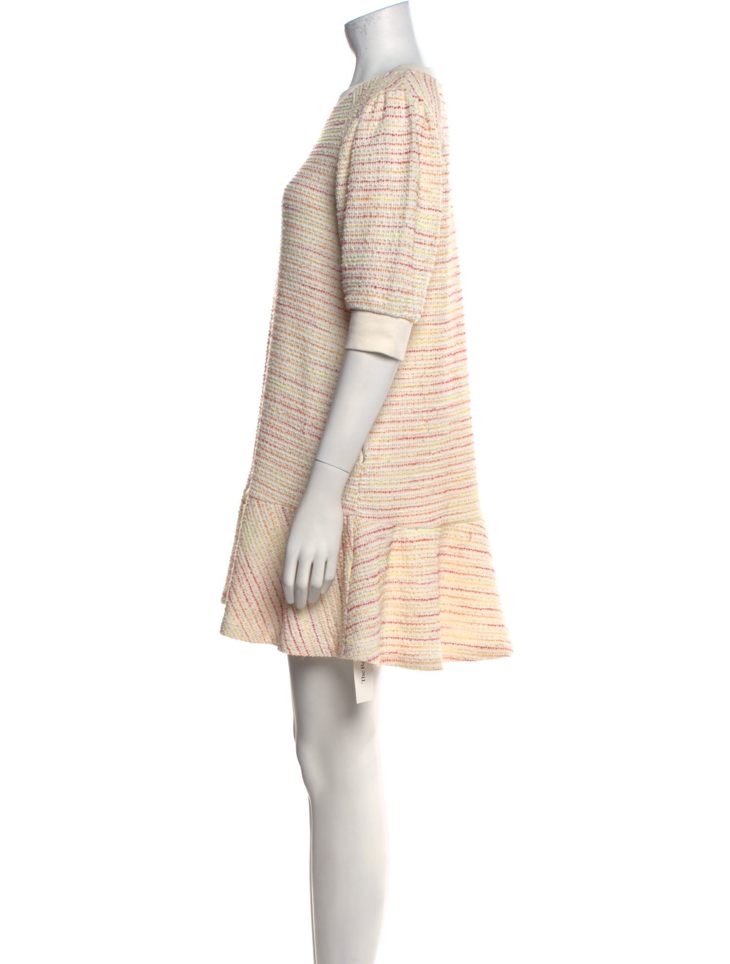 SOMETHING NAVY Striped Mini Dress