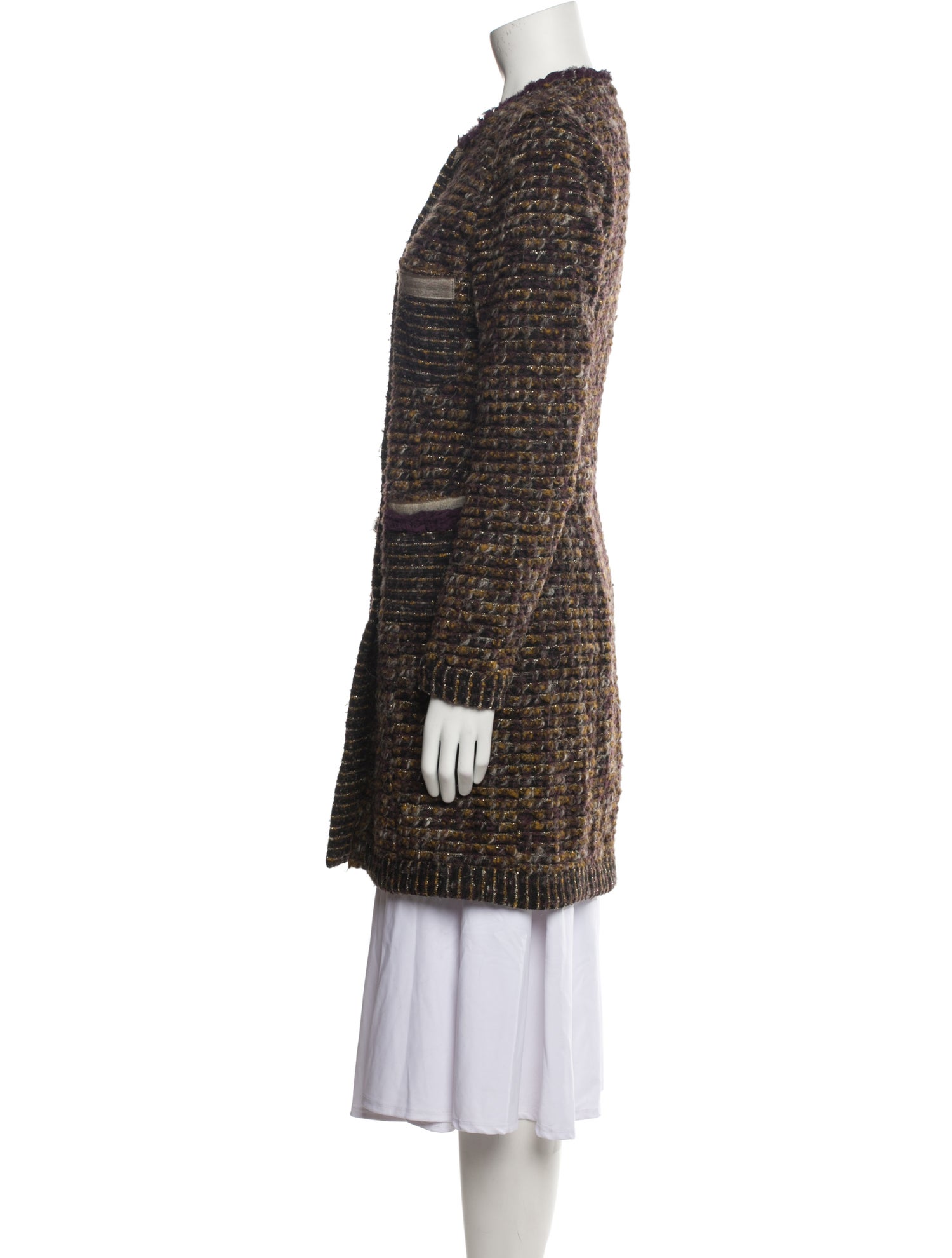Sfizio Tweed Pattern Coat