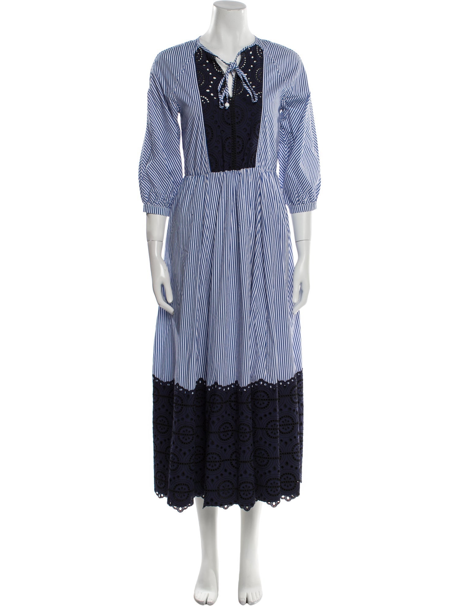 Sfizio Striped Long Dress