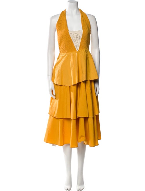 Stella Pardo Halterneck Long Dress