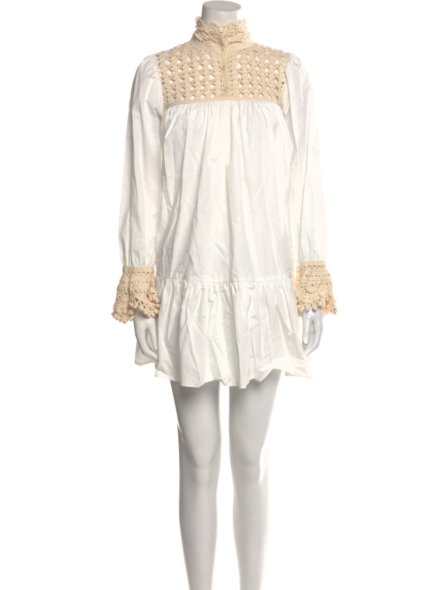 Stella Pardo Mock Neck Mini Dress