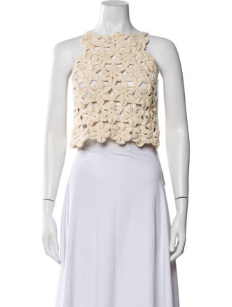 Stella Pardo Printed Crew Neck Sweater