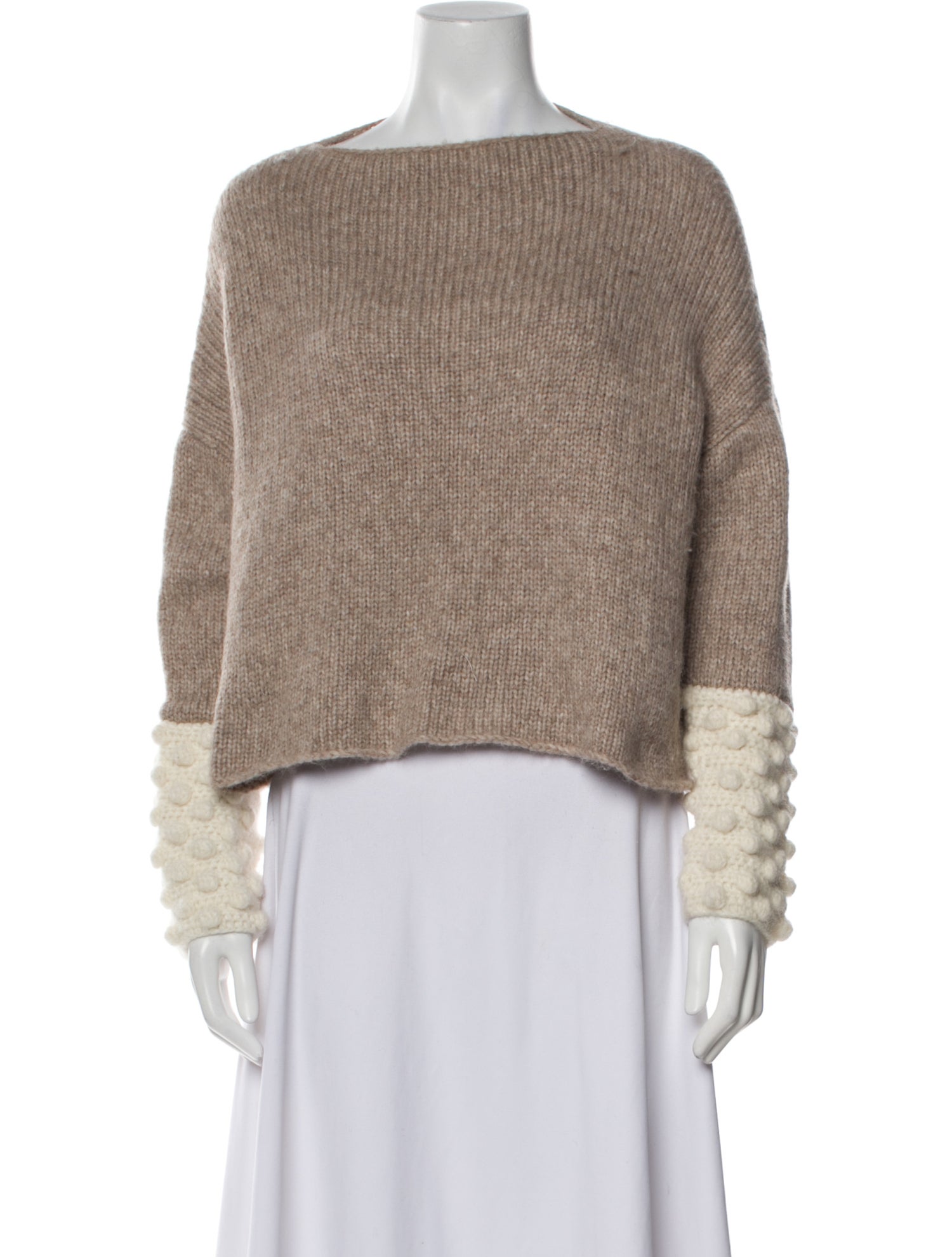 Stella Pardo Baby Alpaca Bateau Neckline Sweater