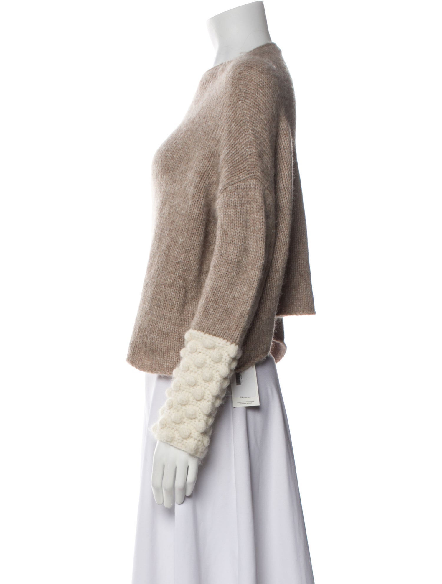 Stella Pardo Baby Alpaca Bateau Neckline Sweater