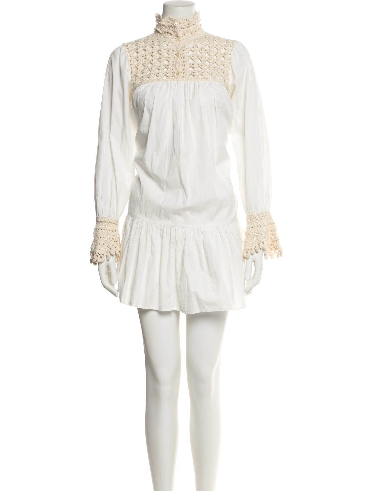 Stella Pardo Mock Neck Mini Dress