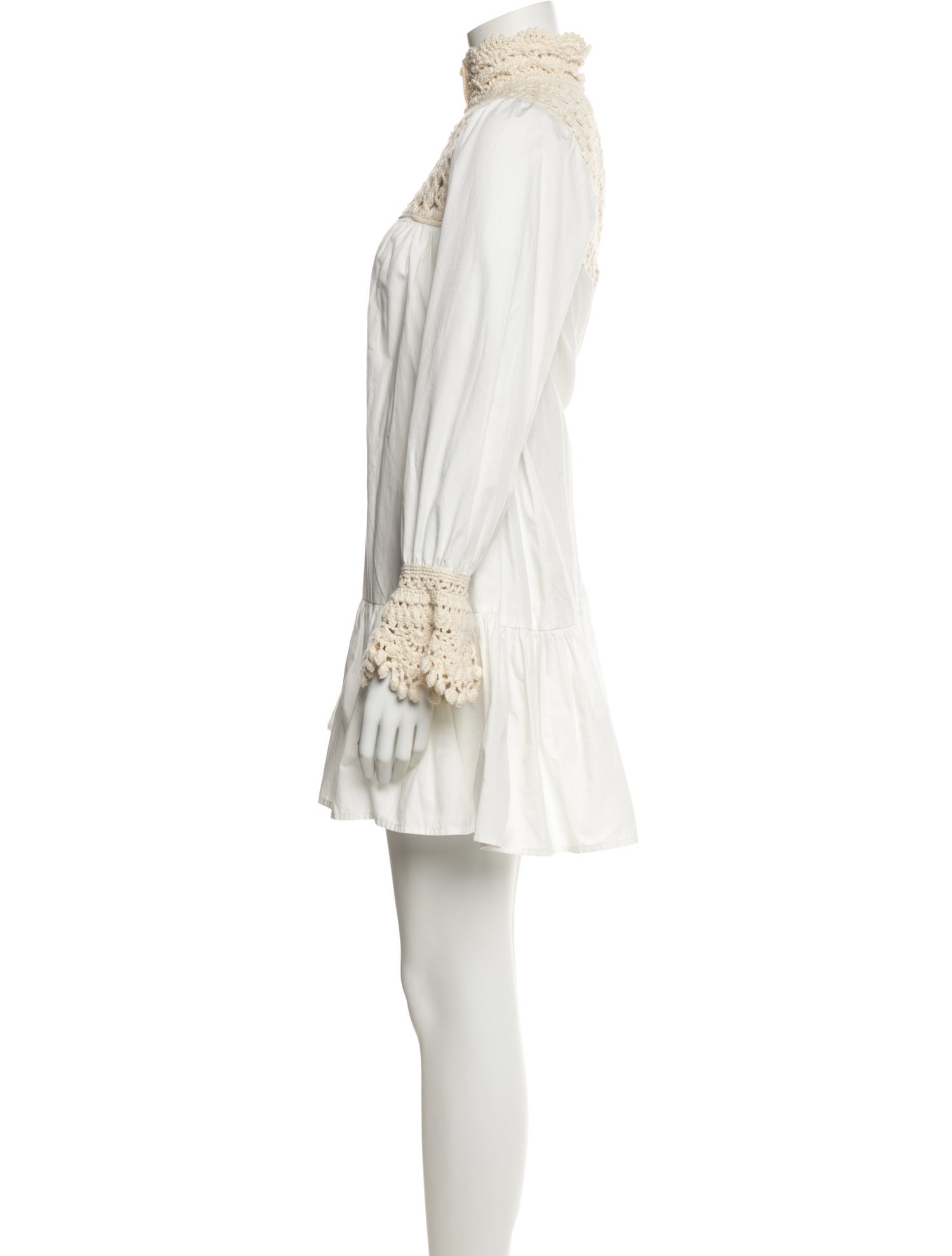 Stella Pardo Mock Neck Mini Dress