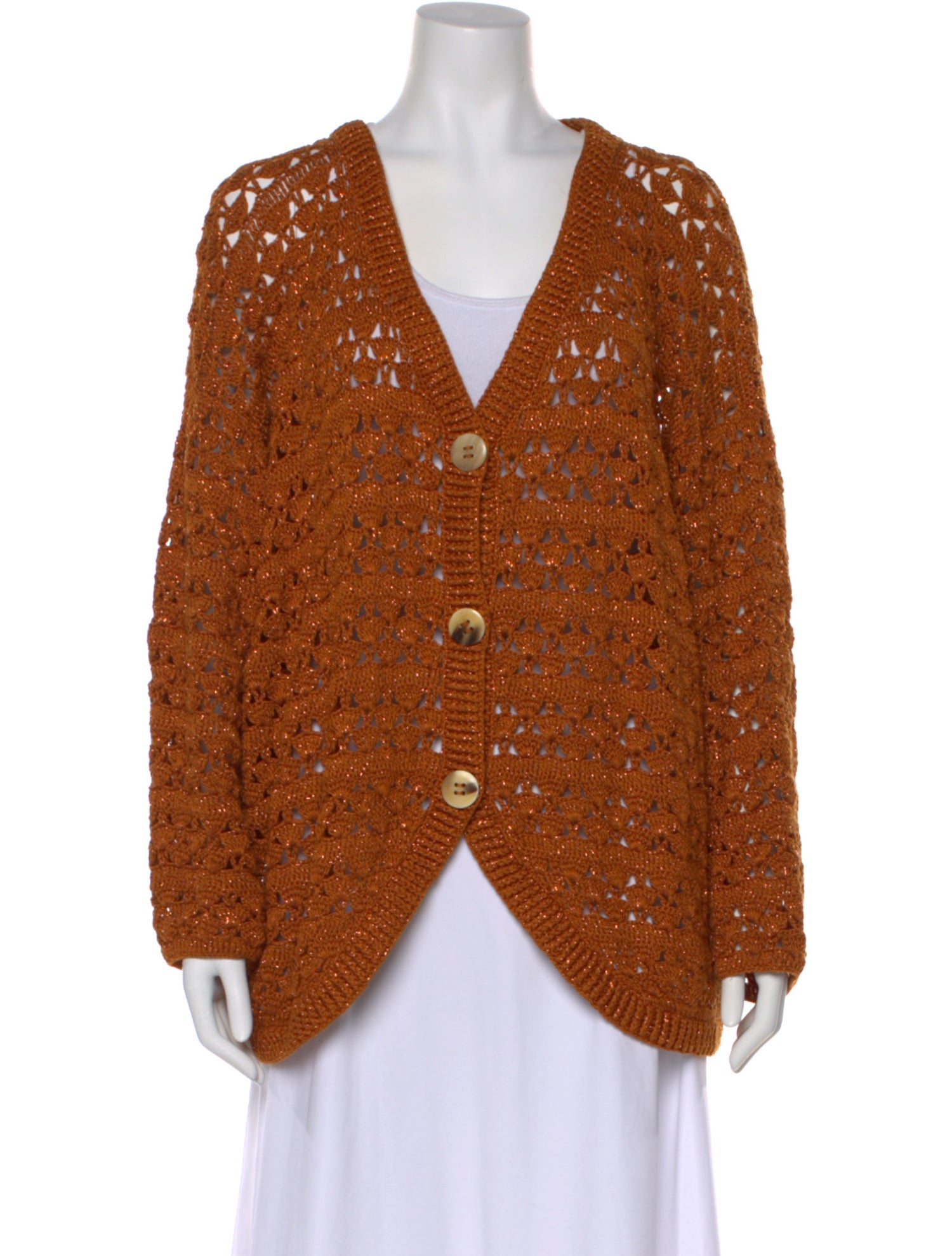 Stella Pardo Plunge Neckline Sweater