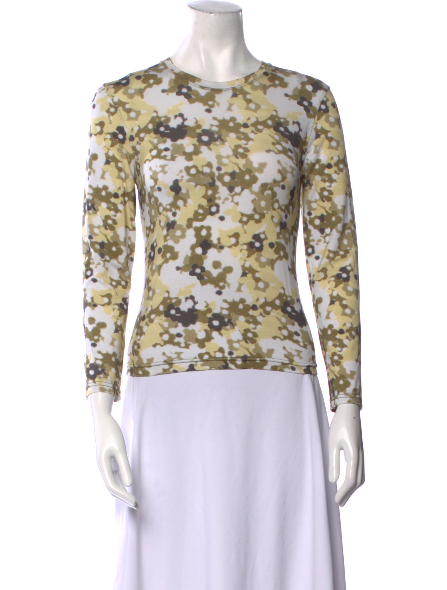 Samsøe & Samsøe Floral Print Crew Neck Top