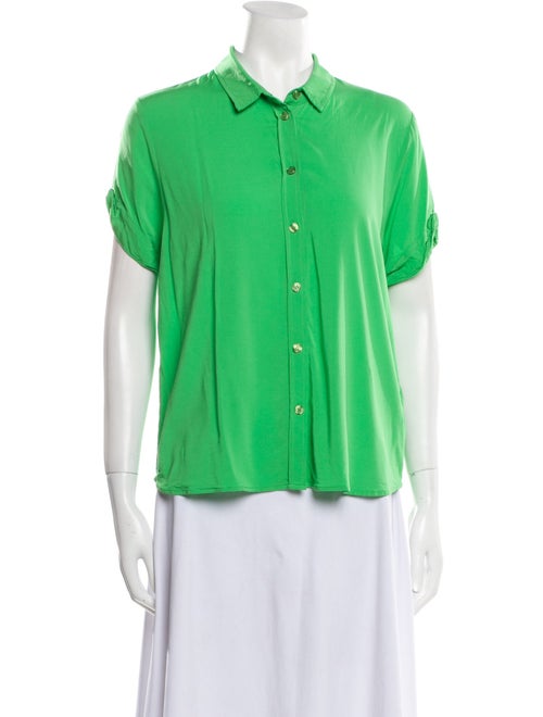 Samsøe & Samsøe Short Sleeve Button-Up Top