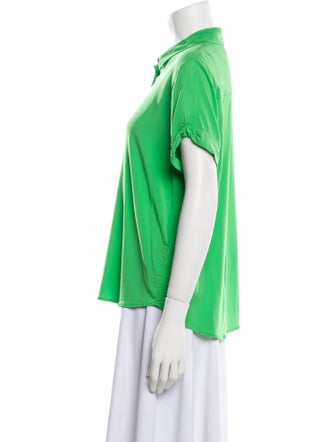 Samsøe & Samsøe Short Sleeve Button-Up Top