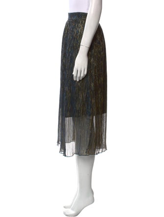 Samsøe & Samsøe Striped Midi Length Skirt