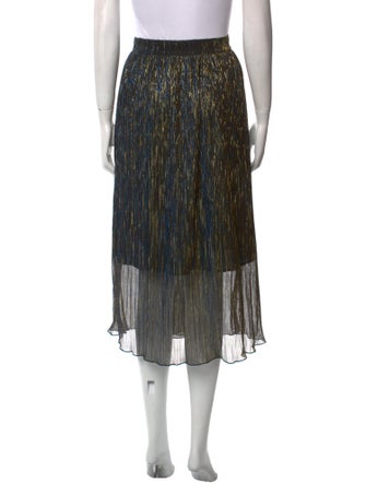 Samsøe & Samsøe Striped Midi Length Skirt