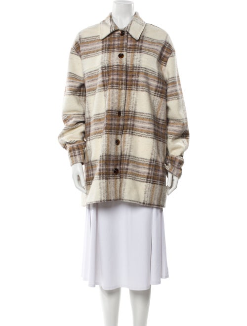 Samsøe & Samsøe Plaid Print Coat