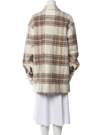 Samsøe & Samsøe Plaid Print Coat