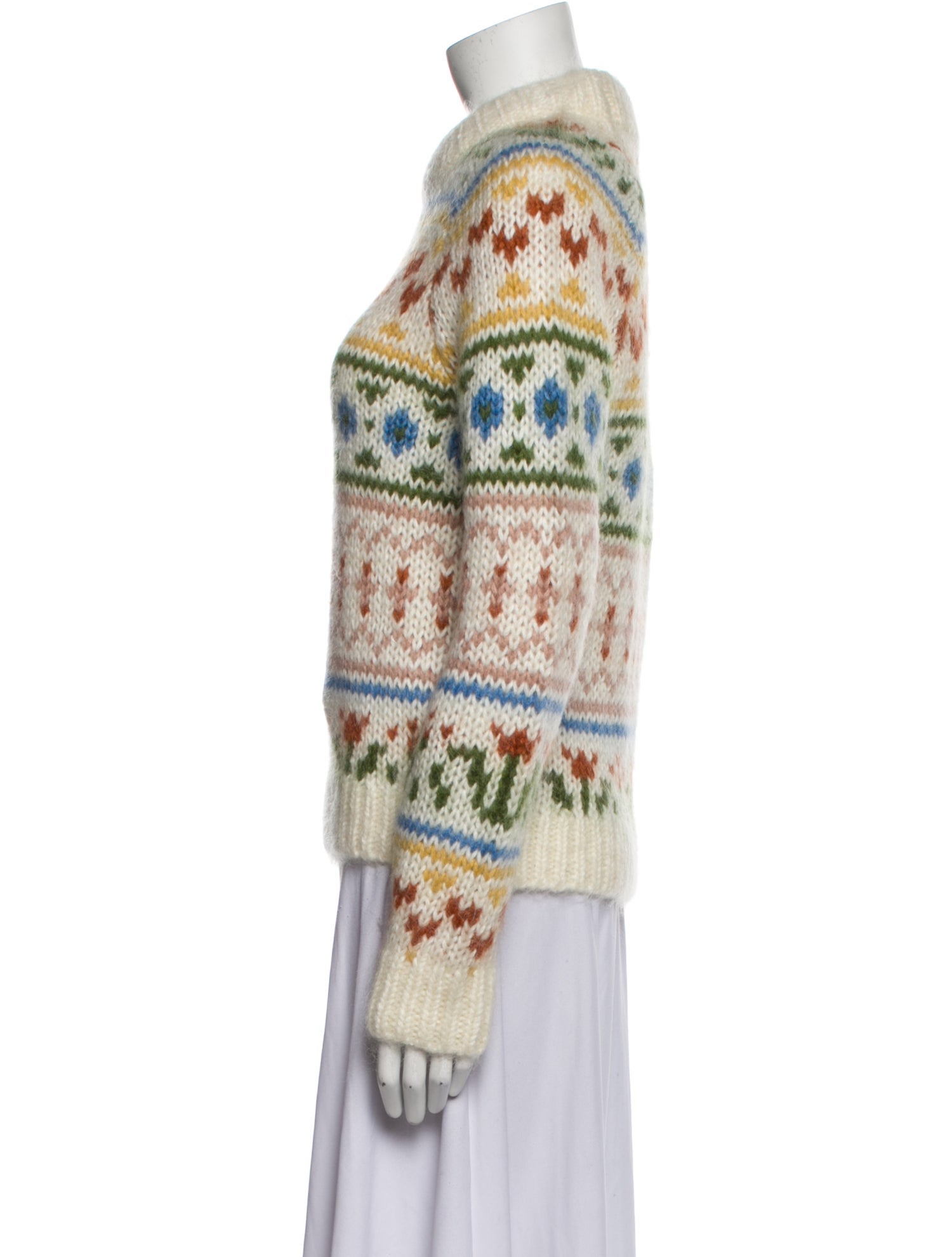 Samsøe & Samsøe Printed Mock Neck Sweater