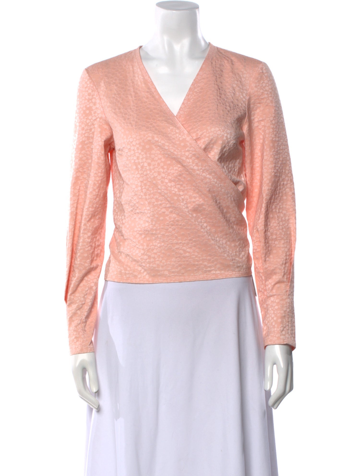 Samsøe & Samsøe V-Neck Long Sleeve Crop Top