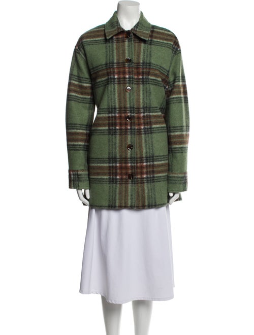 Samsøe & Samsøe Linen Plaid Print Jacket