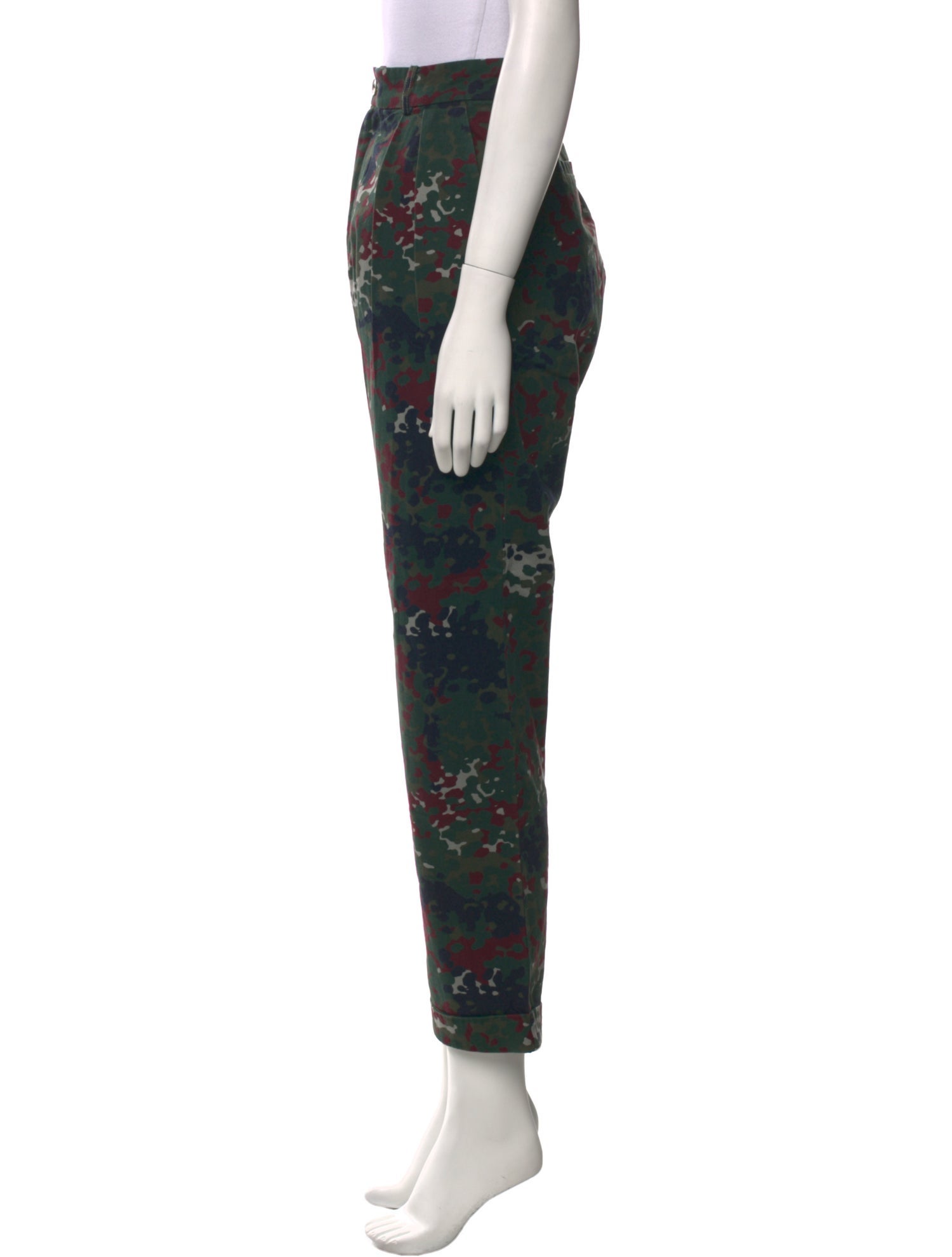 Samsøe & Samsøe Camouflage Print Straight Leg Pants