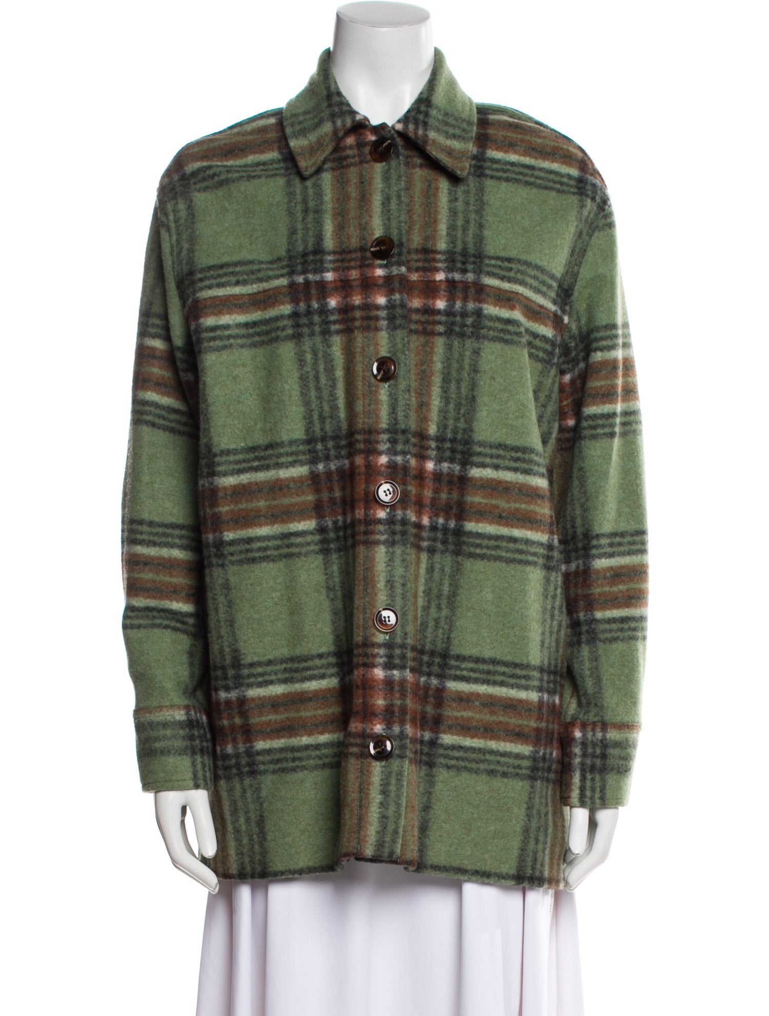 Samsøe & Samsøe Plaid Print Jacket
