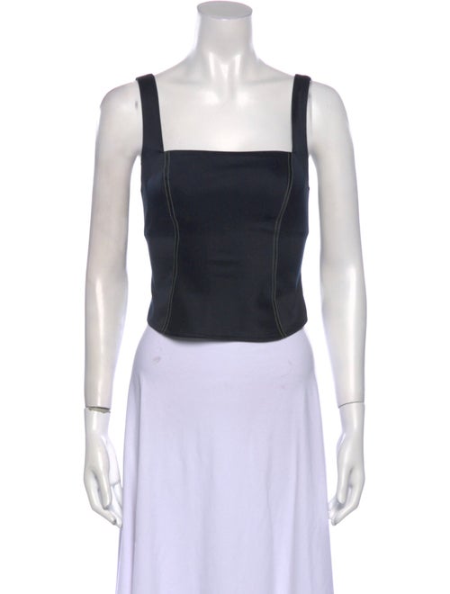Samsøe & Samsøe Square Neckline Sleeveless Crop Top