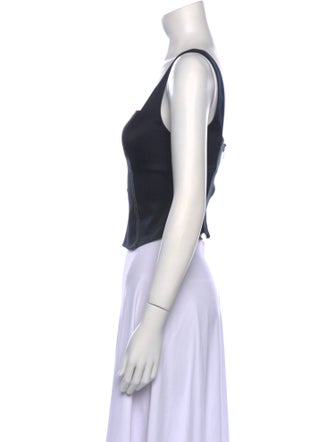 Samsøe & Samsøe Square Neckline Sleeveless Crop Top