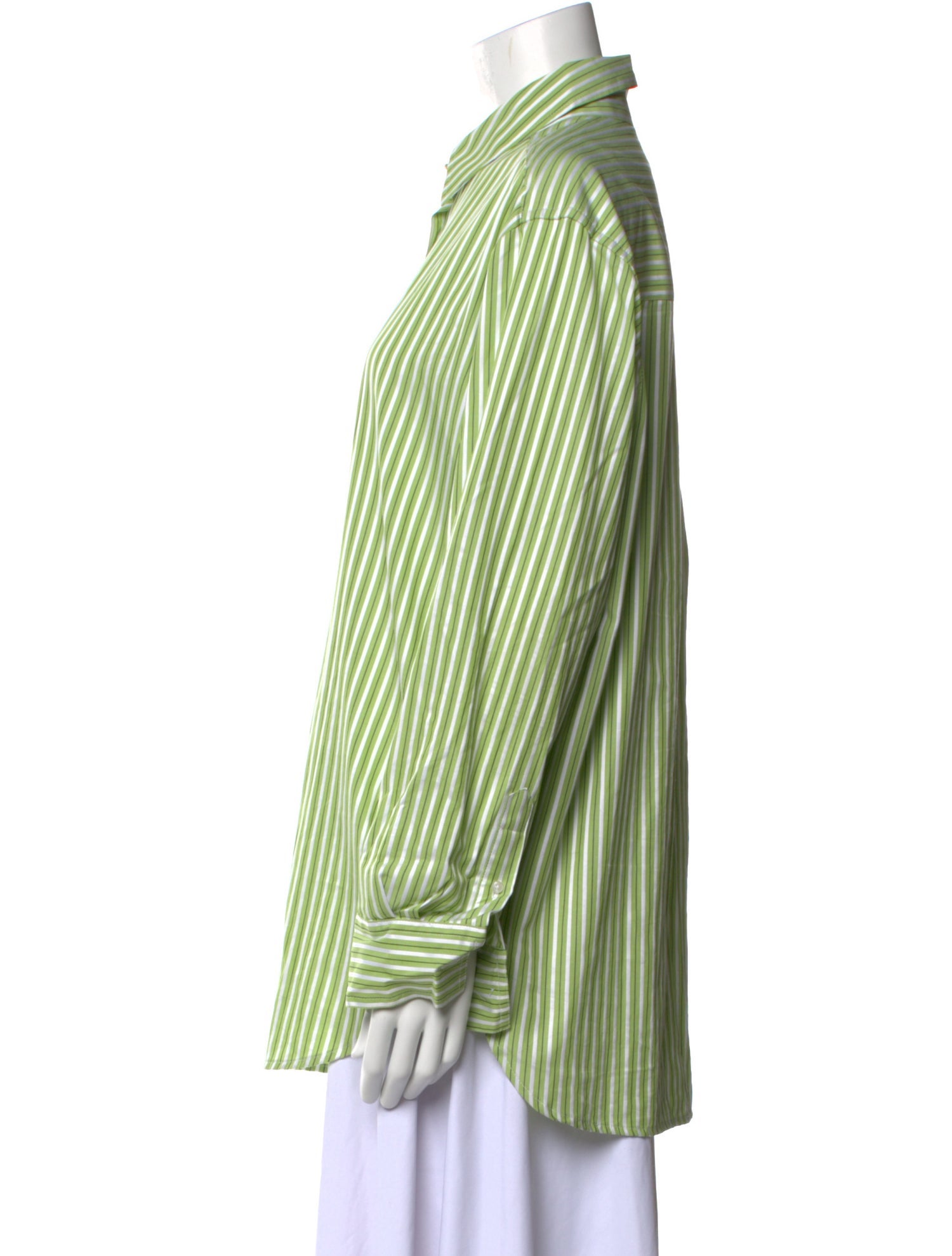 Samsøe & Samsøe Striped Long Sleeve Button-Up Top