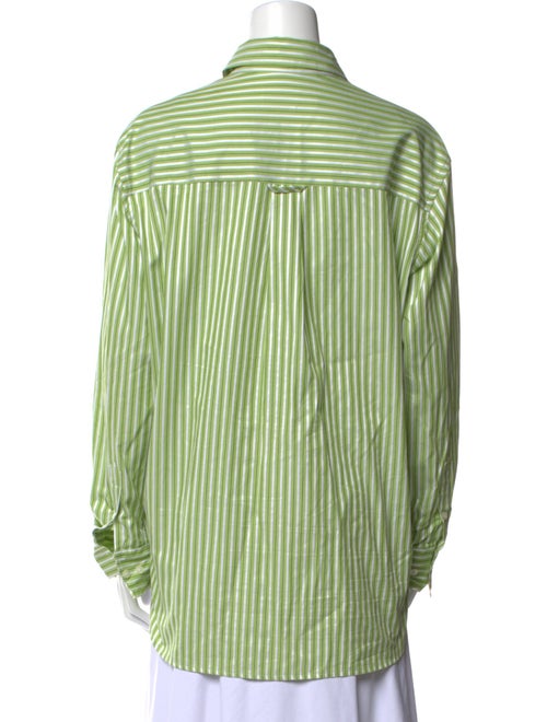 Samsøe & Samsøe Striped Long Sleeve Button-Up Top