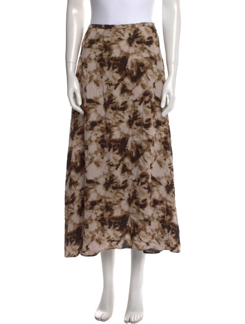 Samsøe & Samsøe Floral Print Midi Length Skirt