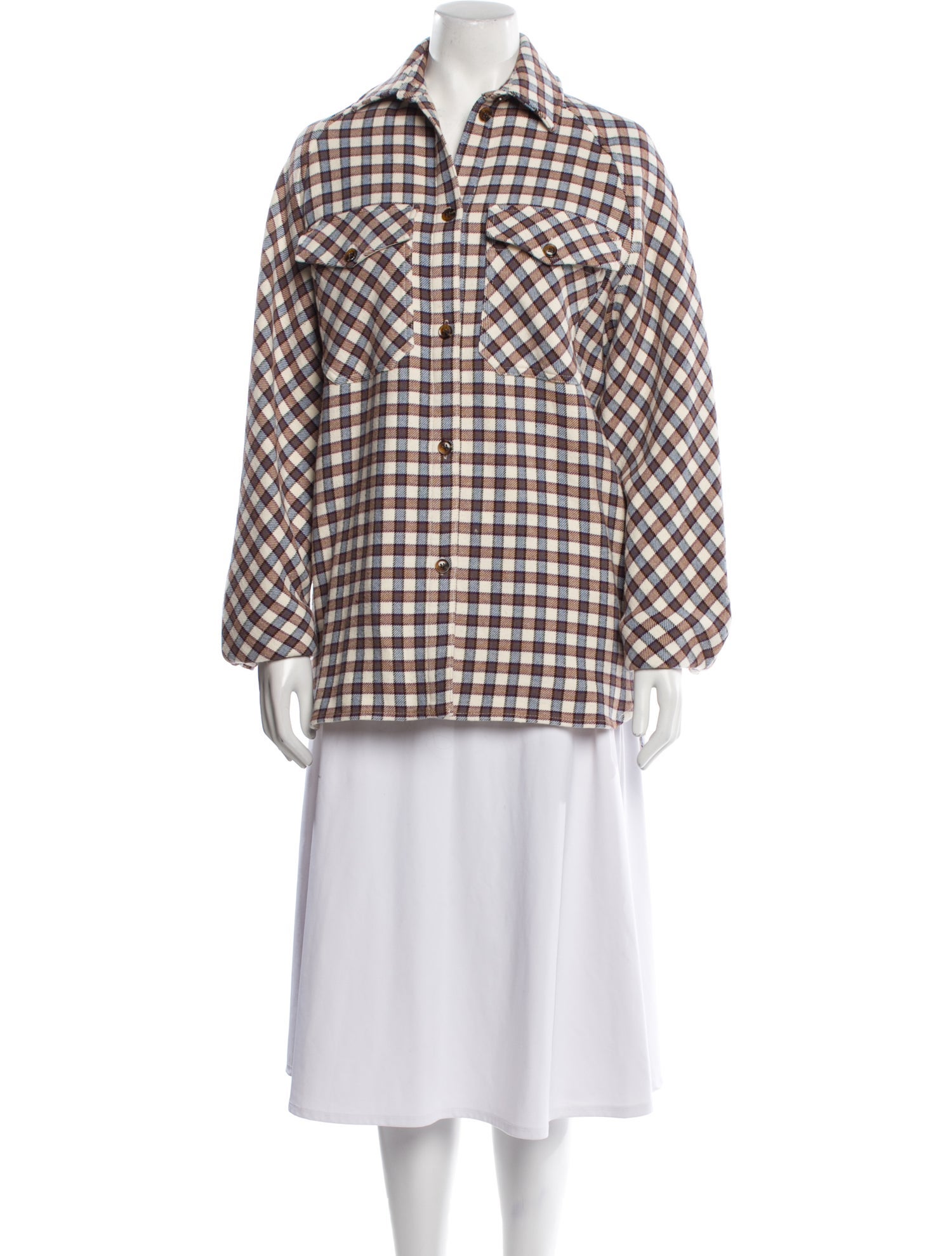 Samsøe & Samsøe Plaid Print Jacket