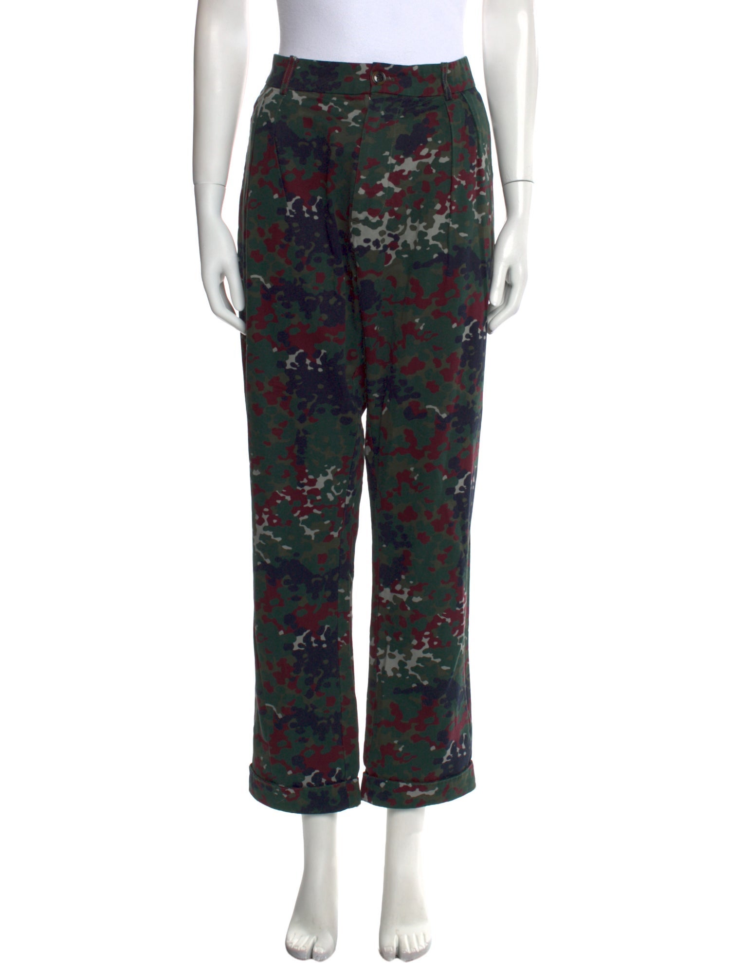 Samsøe & Samsøe Printed Straight Leg Pants