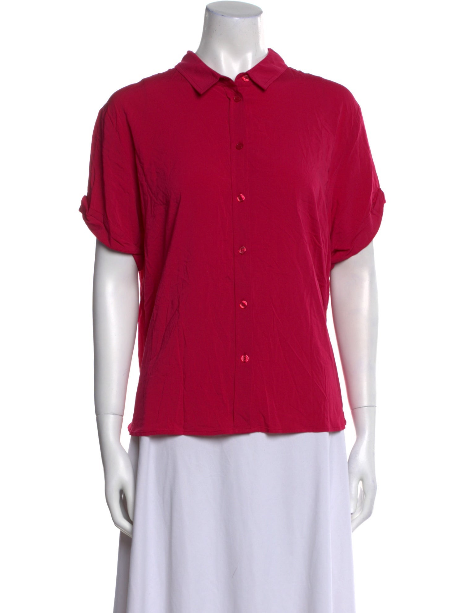 Samsøe & Samsøe Short Sleeve Button-Up Top