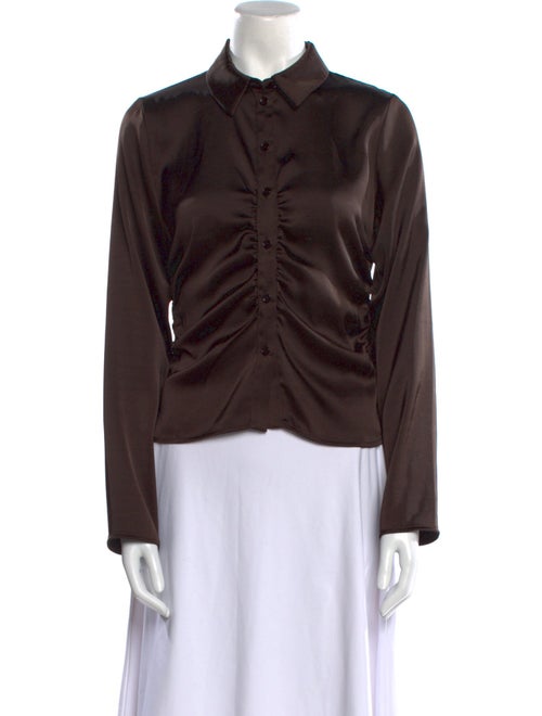 Samsøe & Samsøe Long Sleeve Button-Up Top