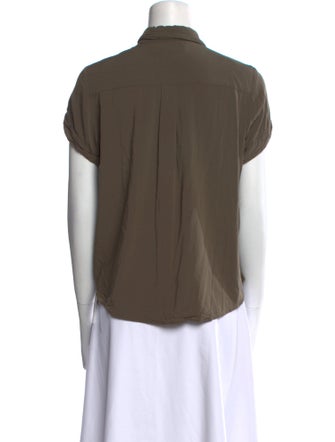 Samsøe & Samsøe Short Sleeve Button-Up Top