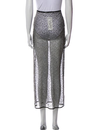 Samsøe & Samsøe Lace Pattern Midi Length Skirt