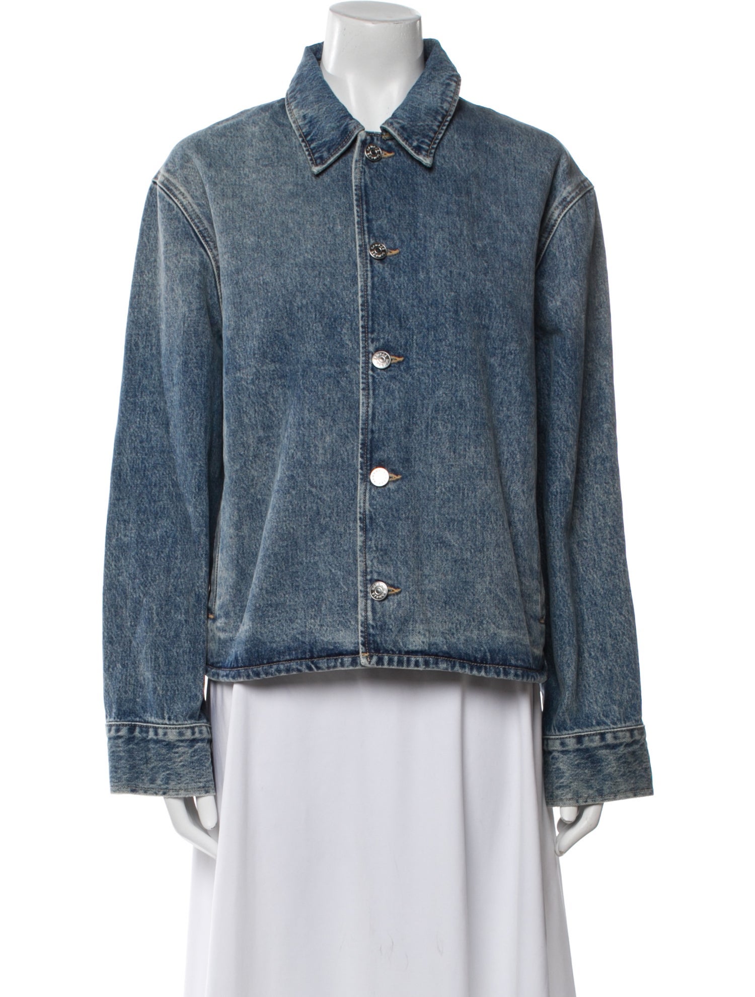 Samsøe & Samsøe Printed Denim Jacket w/ Tags