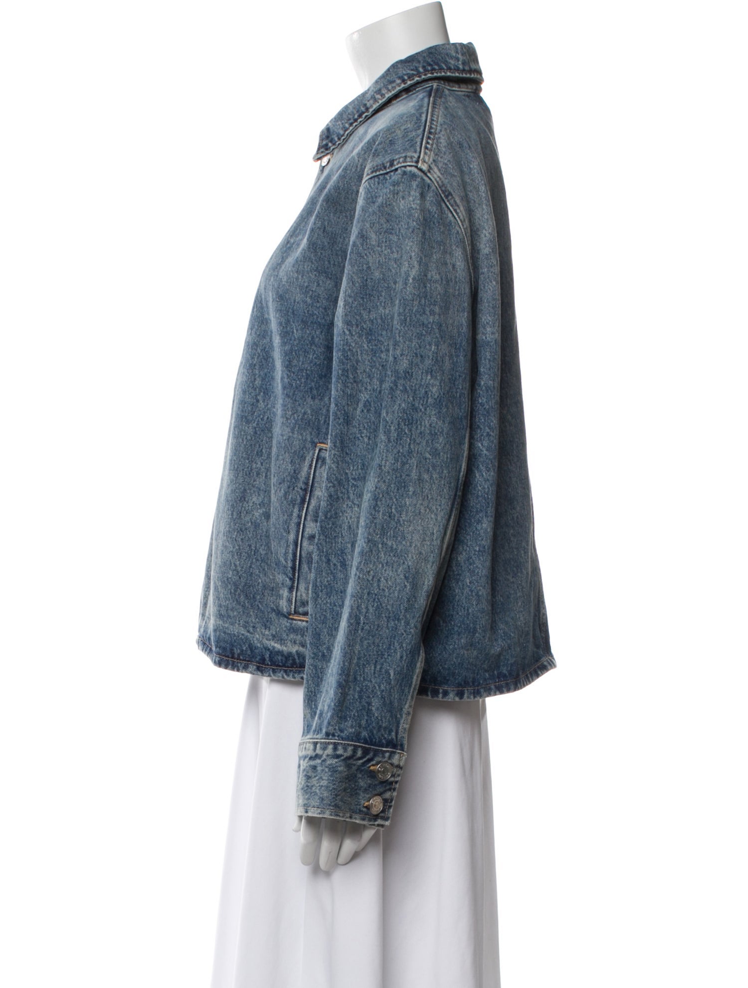 Samsøe & Samsøe Printed Denim Jacket w/ Tags