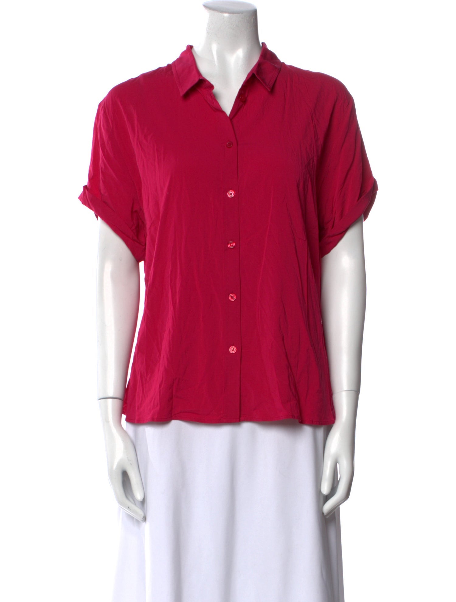 Samsøe & Samsøe Short Sleeve Button-Up Top w/ Tags