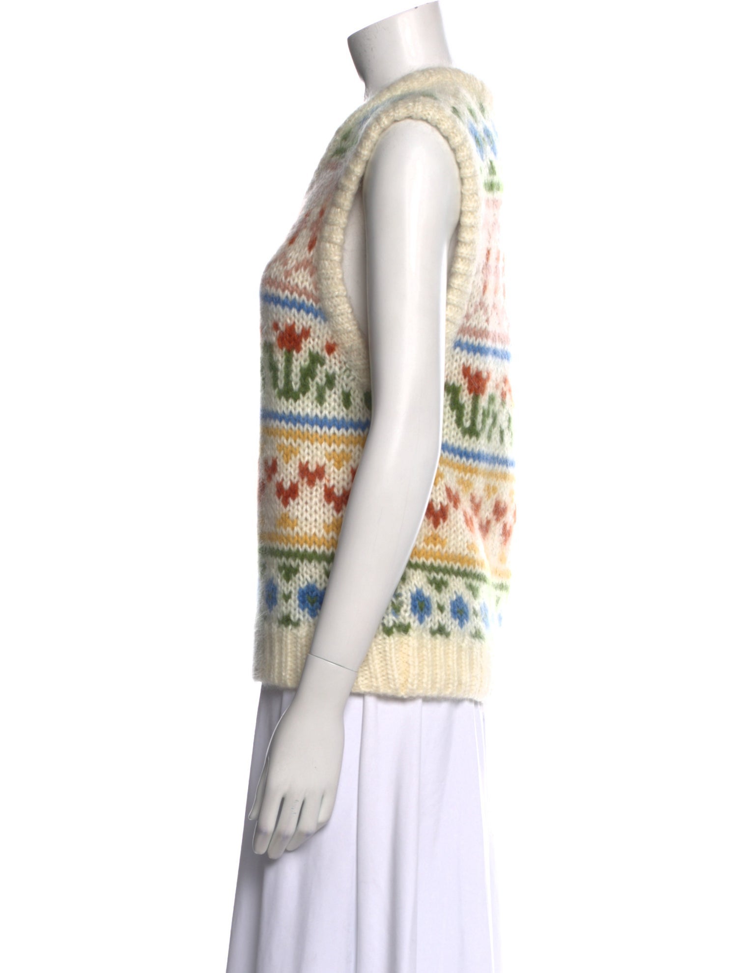 Samsøe & Samsøe Printed V-Neck Sweater