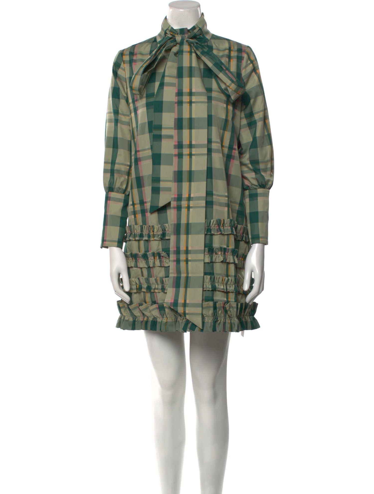 Tuckernuck Plaid Print Mini Dress