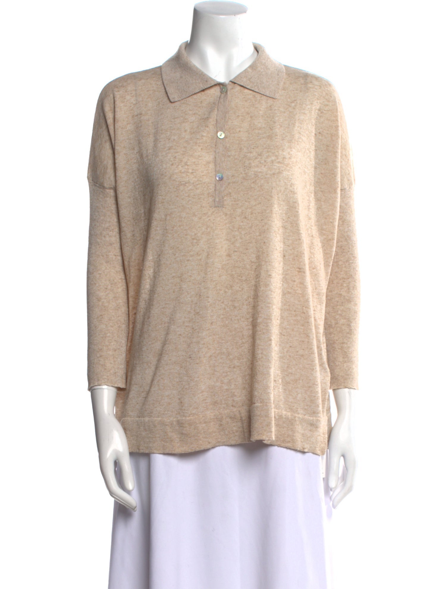 Tuckernuck Cashmere Three-Quarter Sleeve Polo