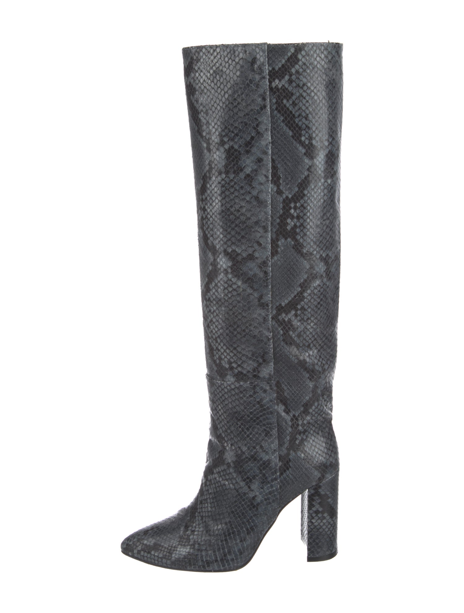 Toral Leather Animal Print Boots