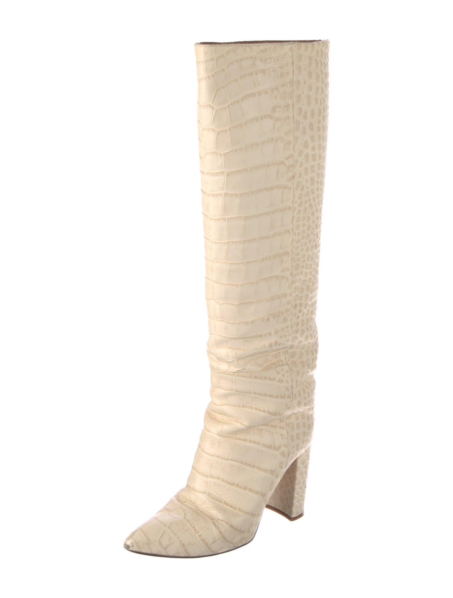 Toral Leather Animal Print Boots